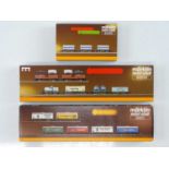 A group of MARKLIN Z gauge mixed wagon packs comprising 8663, 82400 and 82510 - VG in G boxes (3)