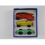 A DINKY No. 23 pre-war "Racing Cars" gift set, complete - F/G in G box