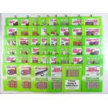 A group of METCALFE N gauge cardboard building kits, all as new, ex-shop stock, some duplication -