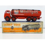 A DINKY 504 Foden 14-ton tanker "Mobilgas", 2nd style cab - G in G box