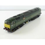 A finescale O gauge kitbuilt class 47 diesel locomotive in BR retro two tone green numbered 47488 "