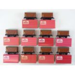 A group of HORNBY DUBLO OO gauge Banana vans, some in Tony Cooper repro boxes - G/VG in G boxes (