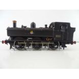 An ACME finescale O gauge kitbuilt class 54xx Pannier tank steam locomotive in BR black numbered