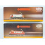 A pair of MARKLIN Z gauge Swiss and German outline electric locomotives comprising 8823 and 8867 -