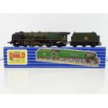 A HORNBY DUBLO EDL12 3-rail OO gauge Duchess class steam locomotive in BR green "Duchess of