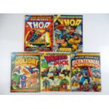 MARVEL TREASURY EDITION LOT - (5 in Lot) - (MARVEL - UK Price Variant) - Includes THOR (1974/76) #