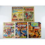 BRITISH MARVEL COMICS LOT (5 in lot) (1967 - 1975) to include FANTASTIC #1, SPIDER-MAN COMICS WEEKLY