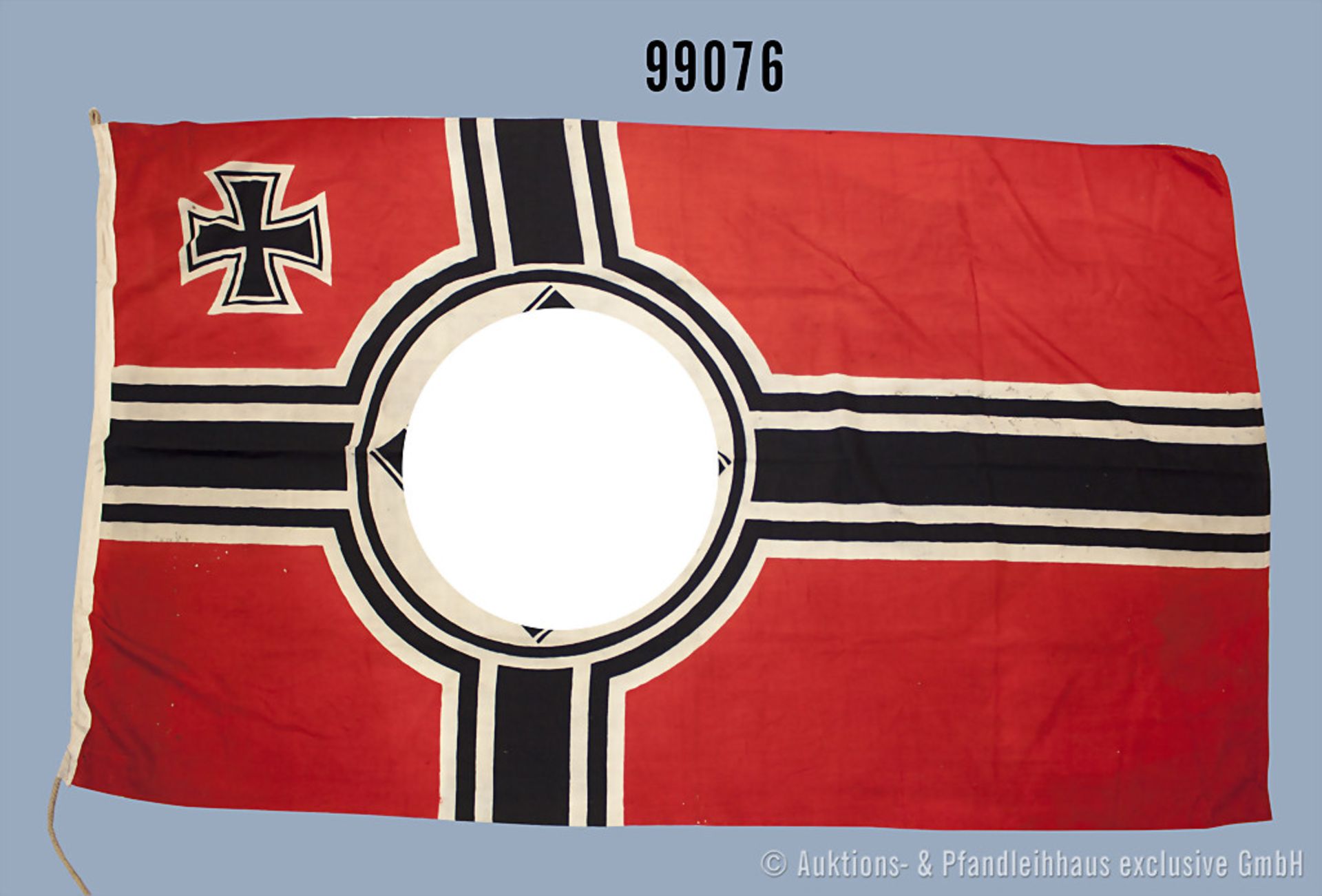 Kriegsmarine Reichskriegsflagge, Marine-Abnahme und "Reichskriegsflg. 150 x 250",...