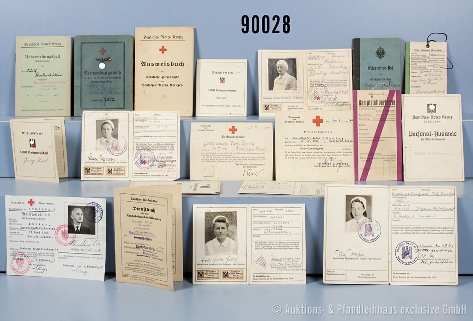 Sehr umfangreiches Dokumentenkonvolut, Kaiserreich, Weimarer Republik, 3. Reich und NK,...