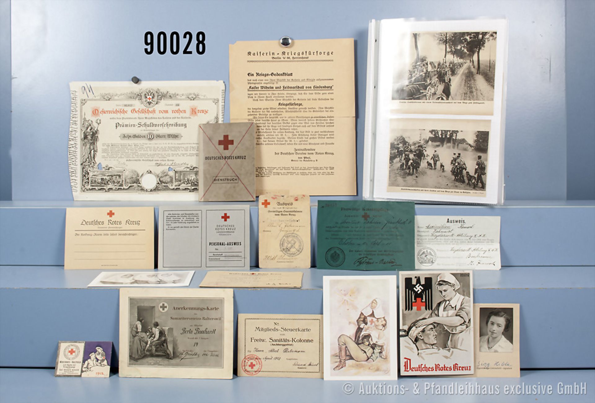 Sehr umfangreiches Dokumentenkonvolut, Kaiserreich, Weimarer Republik, 3. Reich und NK,... - Bild 3 aus 3