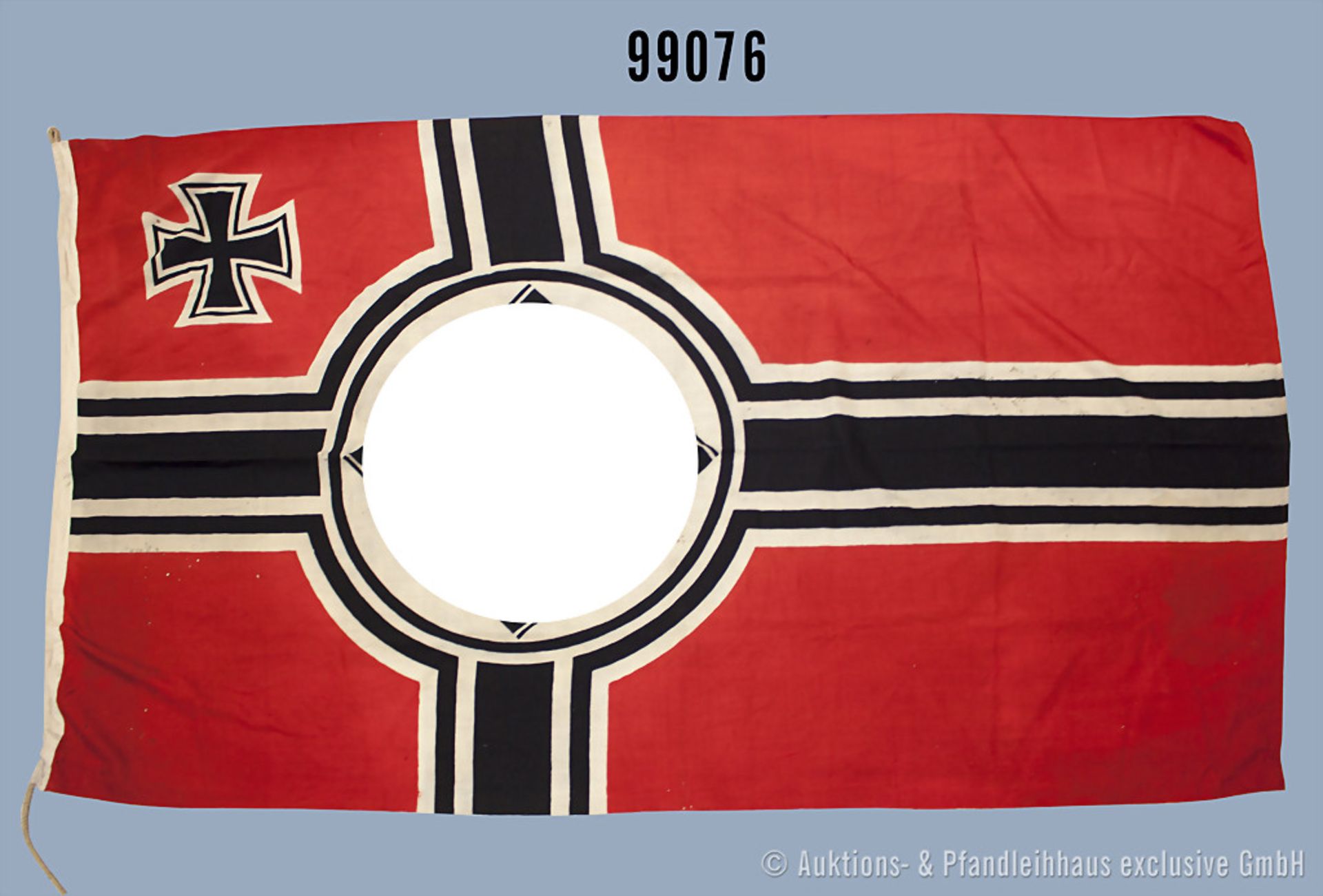 Kriegsmarine Reichskriegsflagge, Marine-Abnahme und "Reichskriegsflg. 150 x 250",... - Bild 2 aus 2