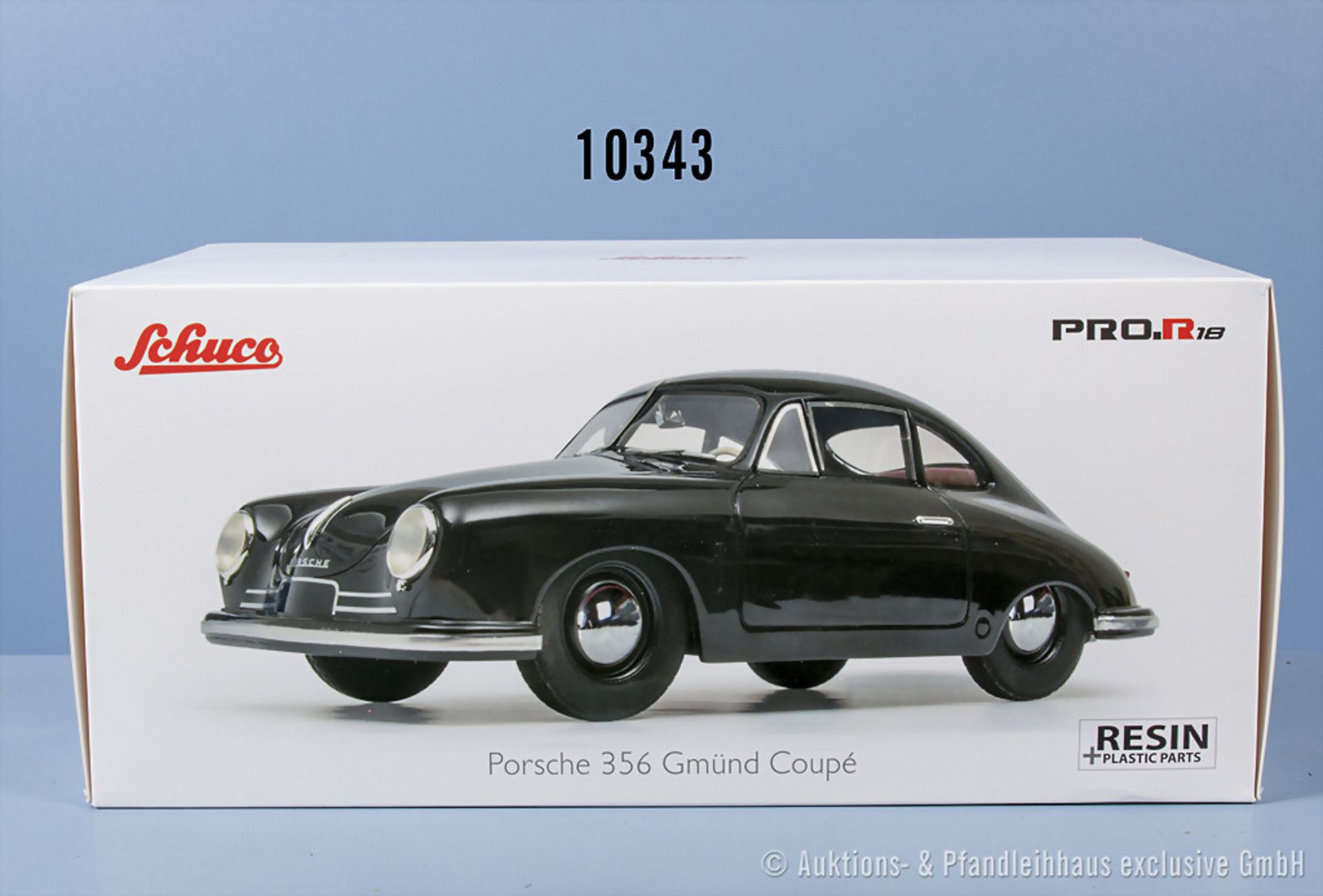 Schuco Nr. 45 002 5200 Porsche 356 Gmünd Coupe, Resinausf., M 1:18, sehr guter bis ...