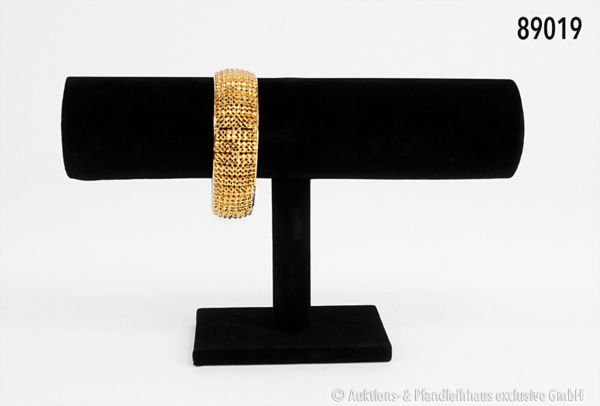 Armreif, Hochzeitsschmuck aus dem arabischen Raum, 22 Karat Gelbgold, 6,6 cm ...