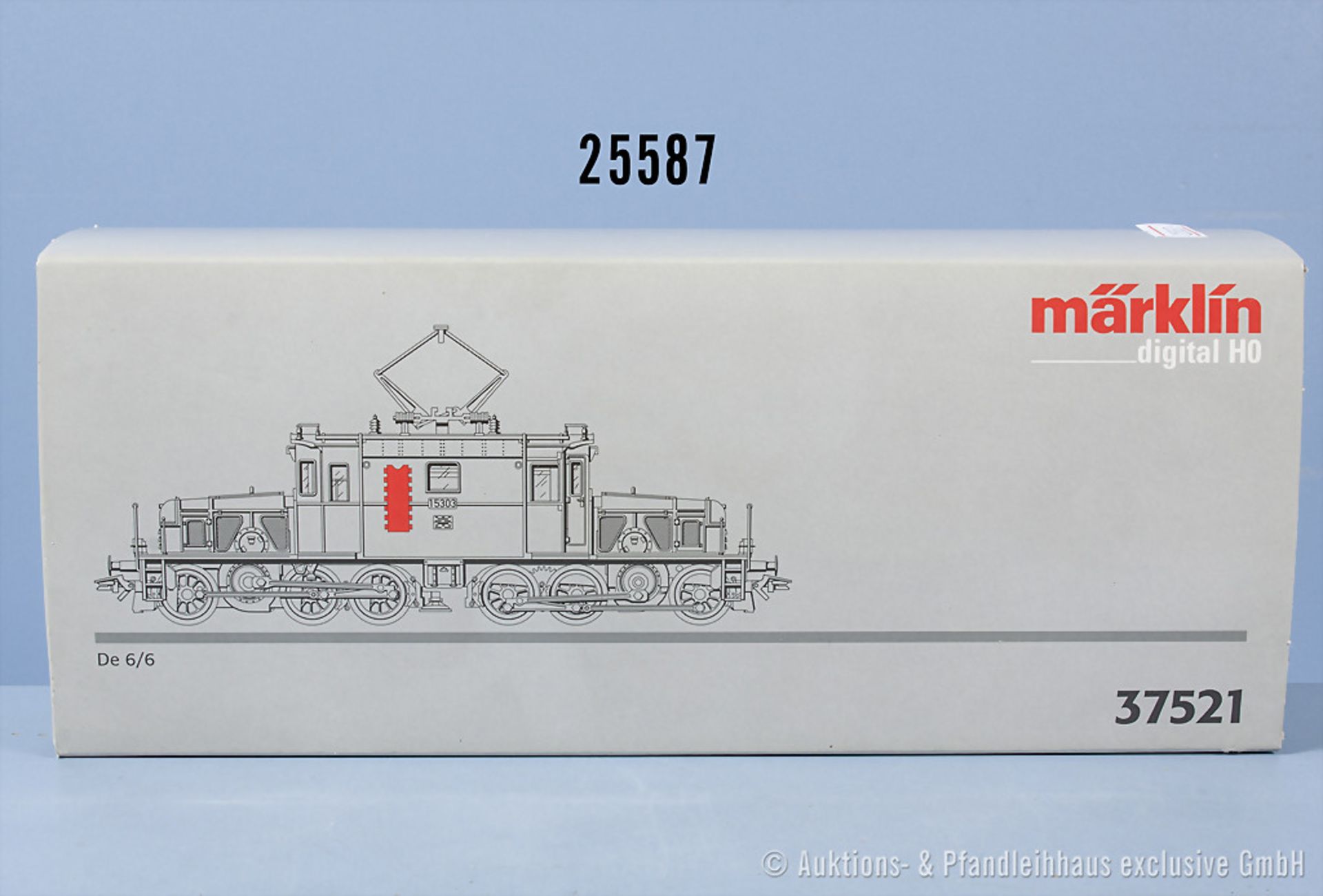 Märklin fx digital H0 37521 E-Lok der SBB "Seetal-Krokodil", BN 15 303, Zustand 0-1, in ...