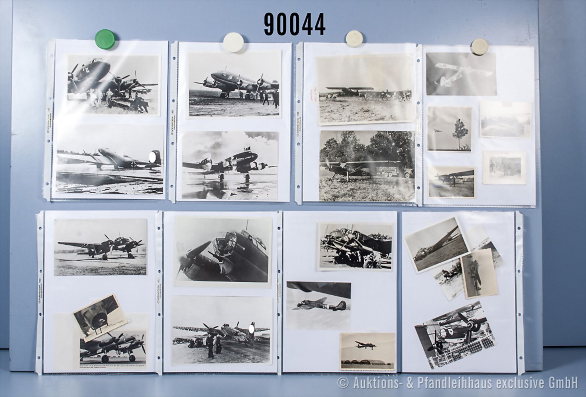 umfangreiches Fotokonvolut, 3 Hängeordner, über Junkers Ju 88, Focke Wulf Fw 200 Condor ...