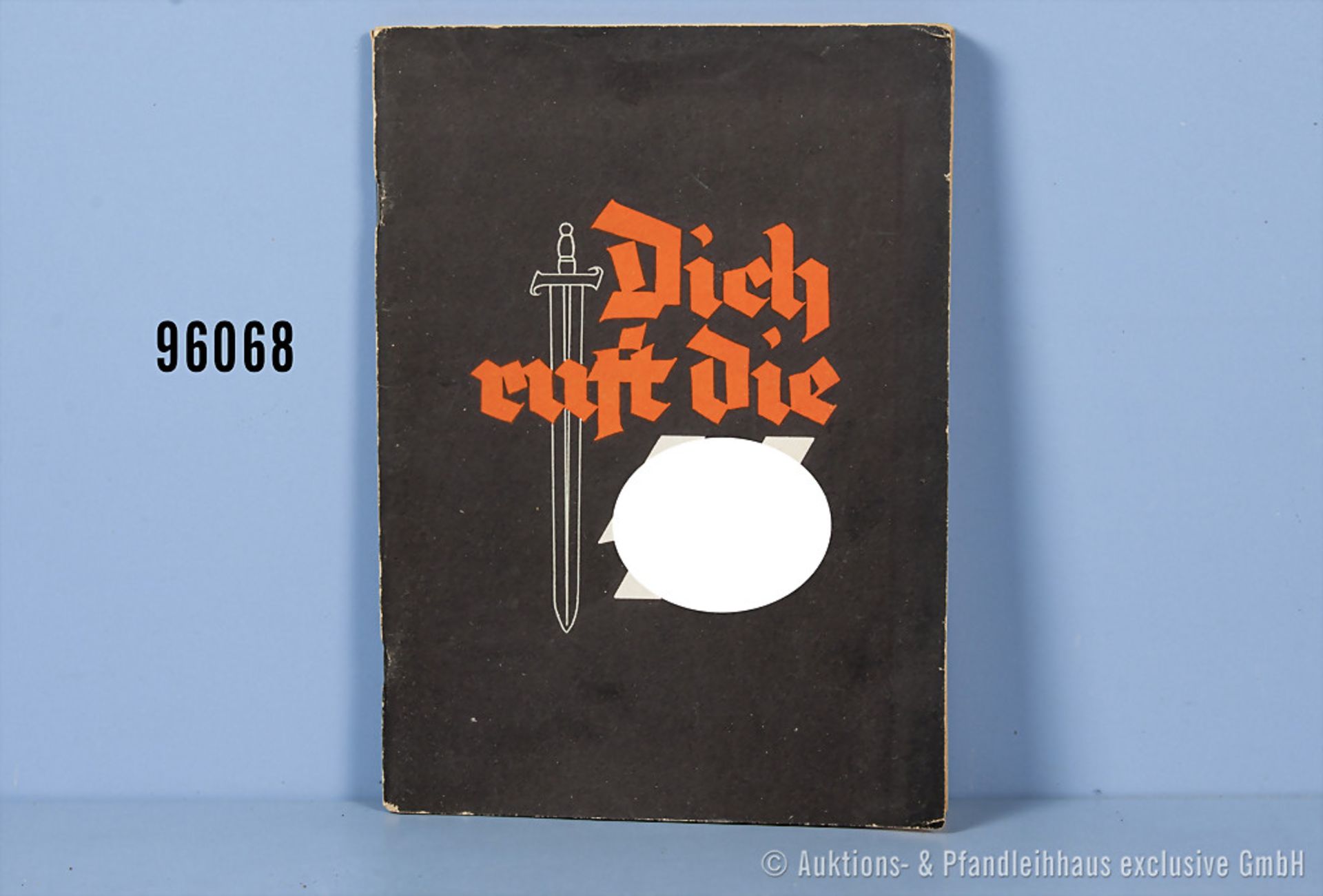 Broschüre 3. Reich "Dich ruft die SS", guter Zustand, teilweise mit ...