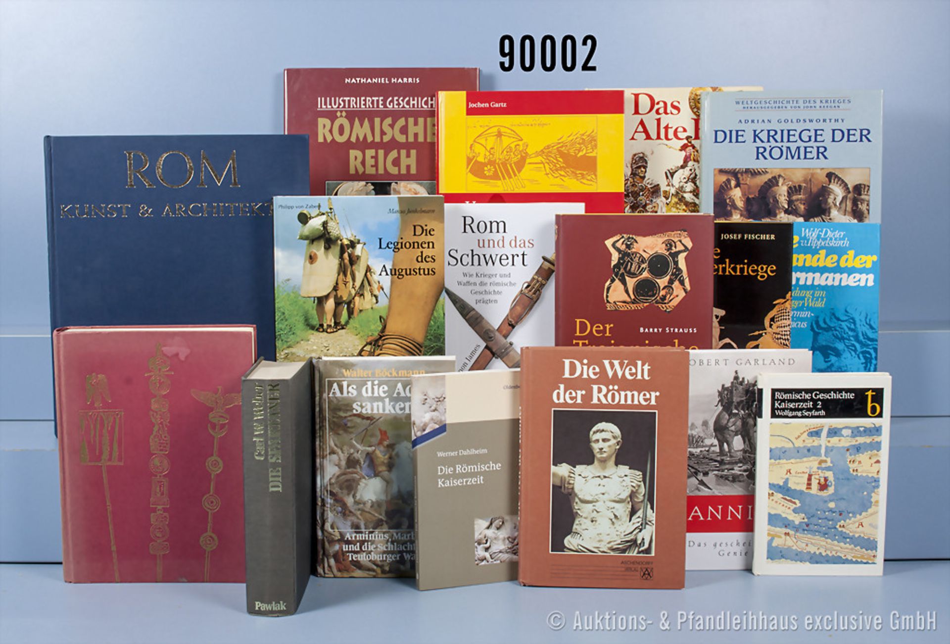 Konv. 26 Bücher NK, überwiegend griechische und römische Geschichte, u. a. "Die Kriege ...