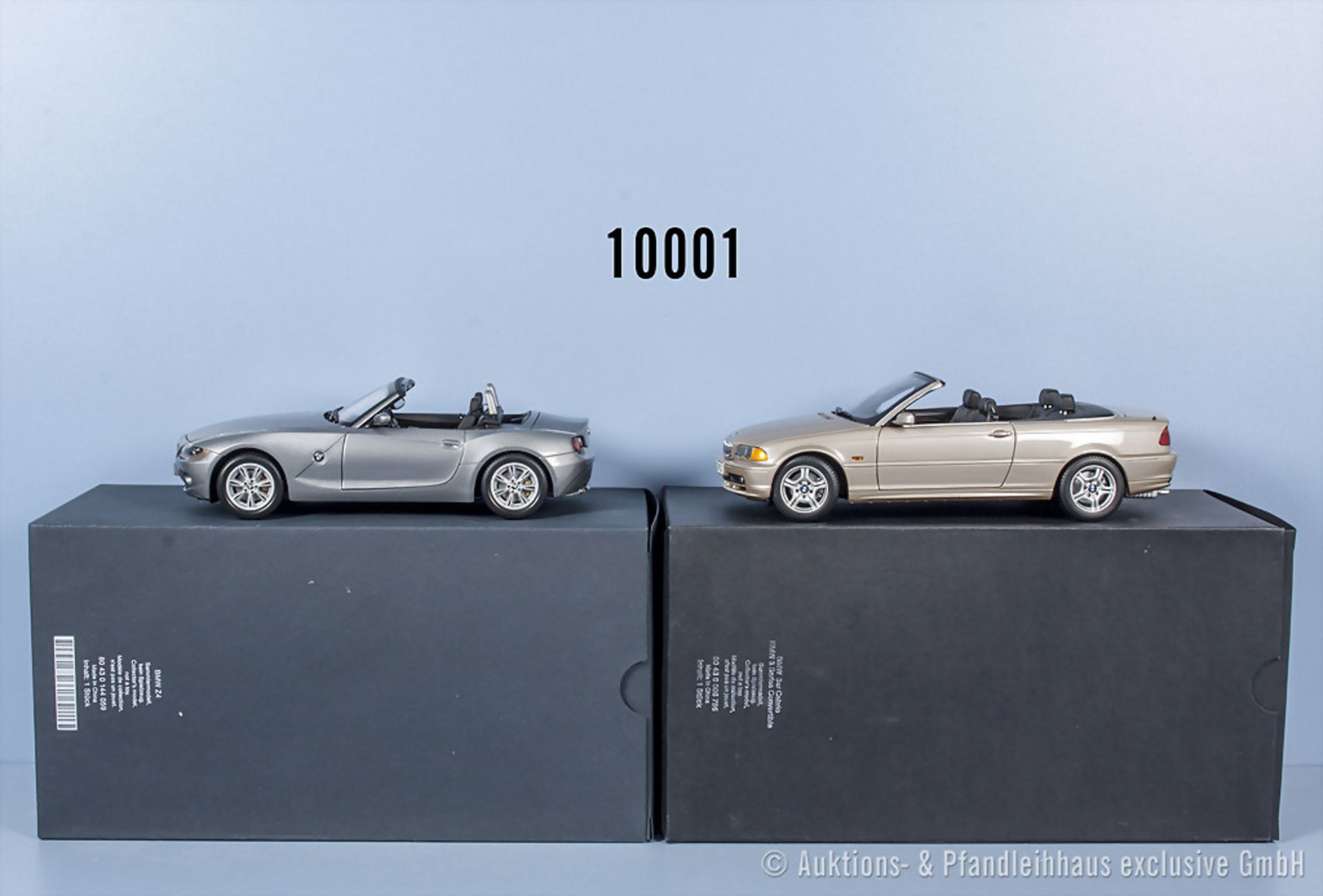 Konv. 2 Kyosho BMW Modellfahrzeuge dabei 3er Coupé Cabriolet und Z4, Metallausf., M ...