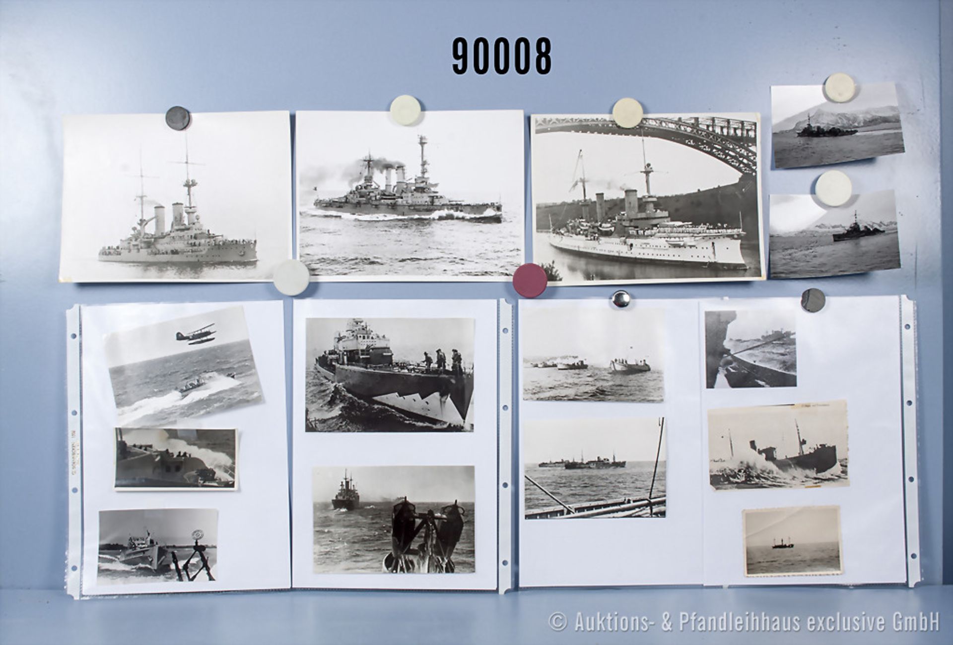 umfangreiches Fotokonvolut, 4 Hängeordner "Dt. Torpedoboote 1. + 2. WK", "Dt. ...