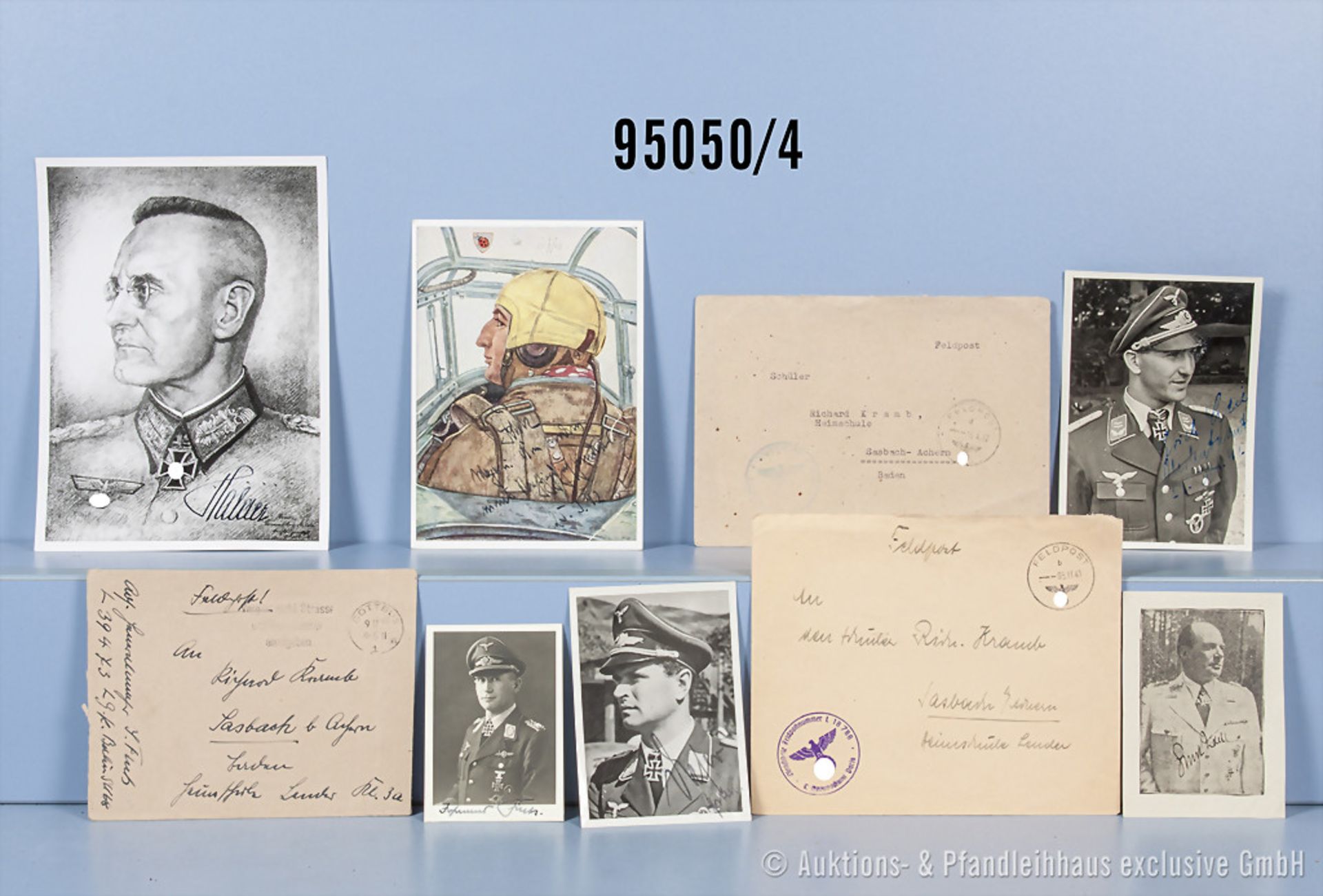 Ritterkreuzträger-Autographen-Sammlung eines Hitlerjungen aus den Kriegsjahren ... - Image 4 of 4