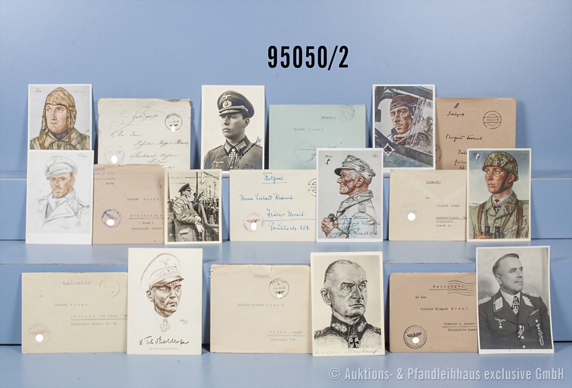 Ritterkreuzträger-Autographen-Sammlung eines Hitlerjungen aus den Kriegsjahren ... - Image 2 of 4