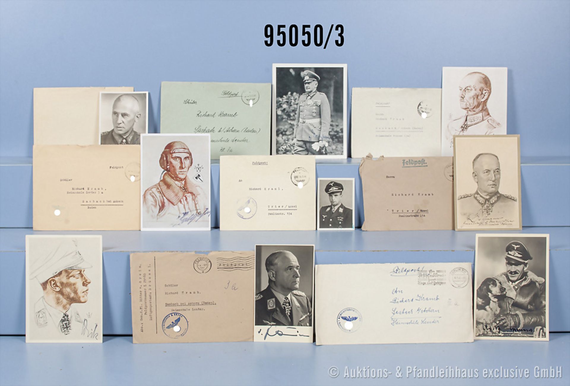 Ritterkreuzträger-Autographen-Sammlung eines Hitlerjungen aus den Kriegsjahren ... - Image 3 of 4