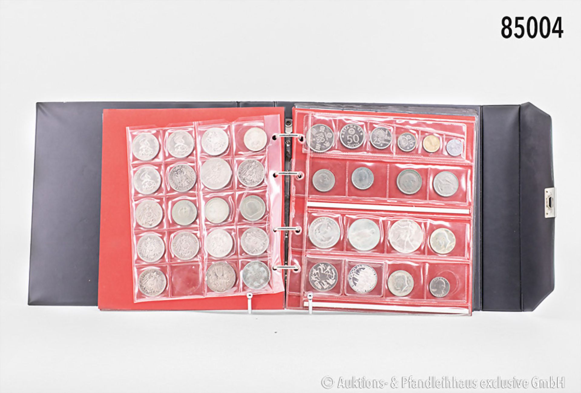 Kleiner Sammler-Nachlass, bestehend aus einem Münz-Album mit über 200 Münzen, dabei ...