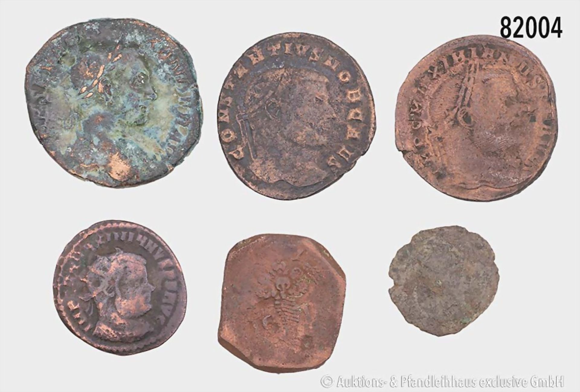 Konv. 15 römische Münzen, dabei Alexander Severus Sesterz, Valerianus Antoninian, ...
