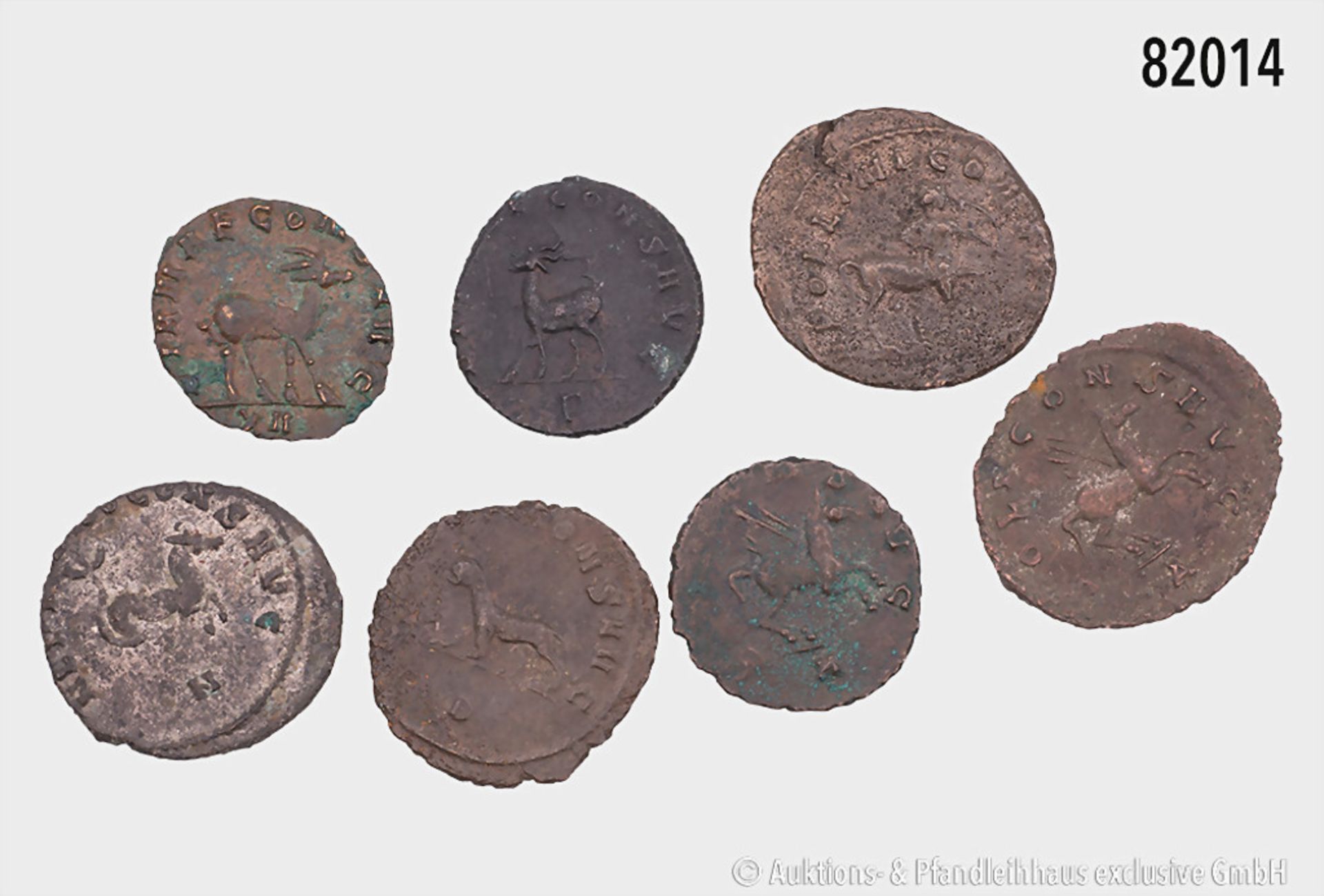 Römische Kaiserzeit, Gallienus (253-268), Partie mit 15 Antoninianen aus der Tier- bzw. ... - Bild 4 aus 4