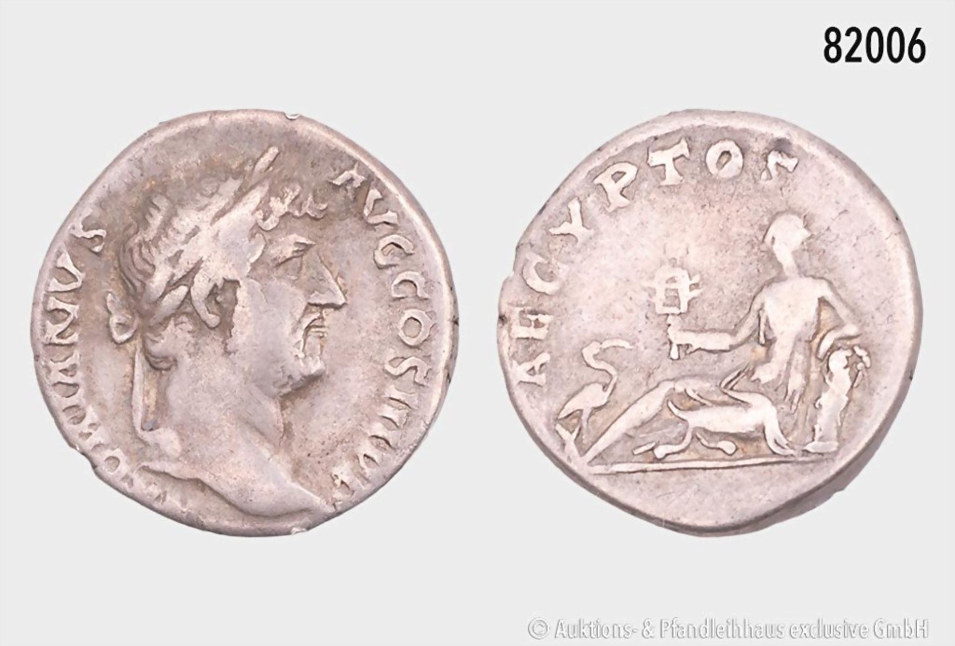 Römische Kaiserzeit, Hadrian (117-139), Denar, ca. 134-138, Rom, Rs. AEGYPTOS, ...