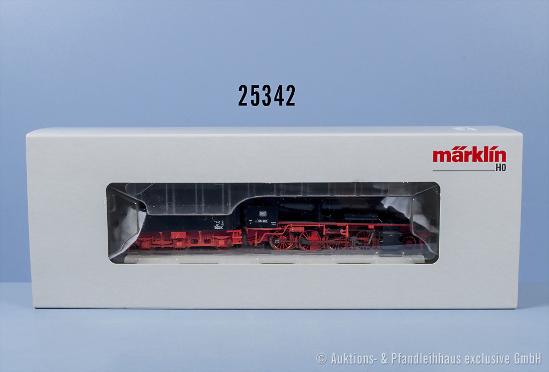 Märklin mfx digital H0 37563 Schlepptenderlok der DB, BN 56 362, Achsfolge 1'D, Tender ...