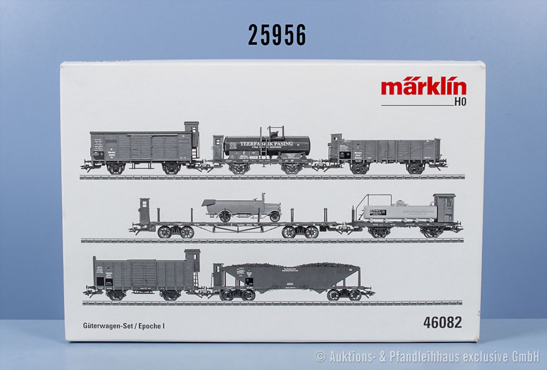 Märklin H0 46082 Güterwagenset Epoche I, Zustand 0-1, in ...