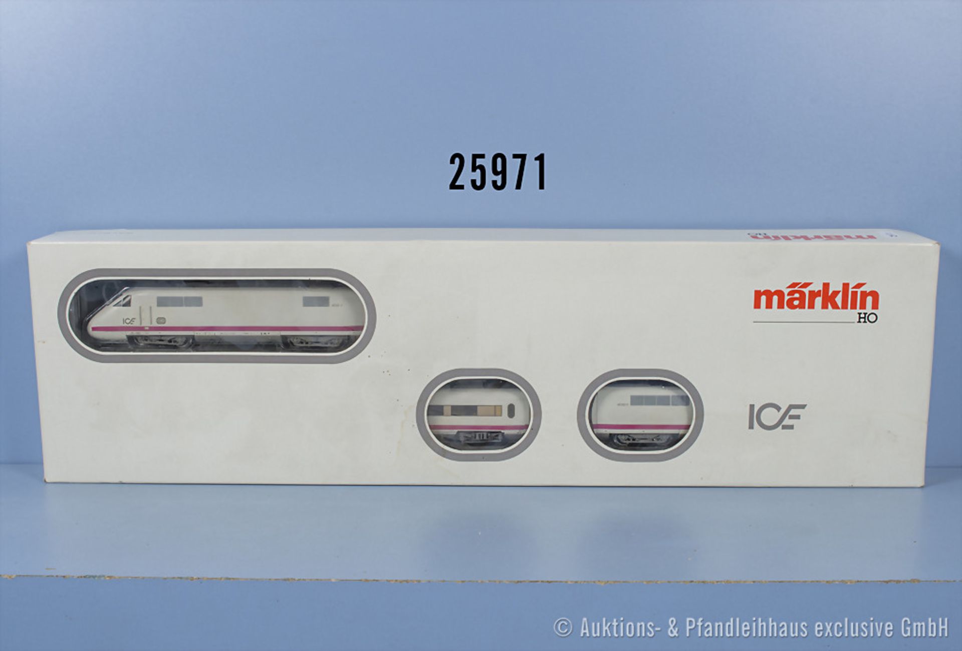 Märklin H0 3371 Typ 1 4-teiliger Elektrotriebzug ICE der DB, BN 410 001-2, Zustand 2-3, ...
