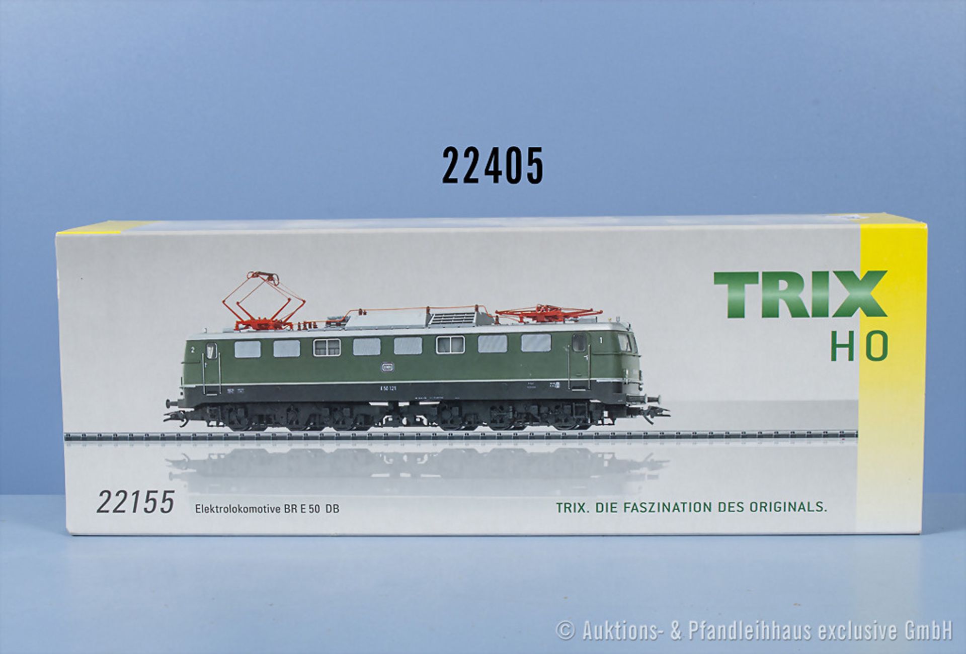Trix international H0 22155 E-Lok der DB, BN E50 121, mit Digitalschnittstelle, Zustand ...