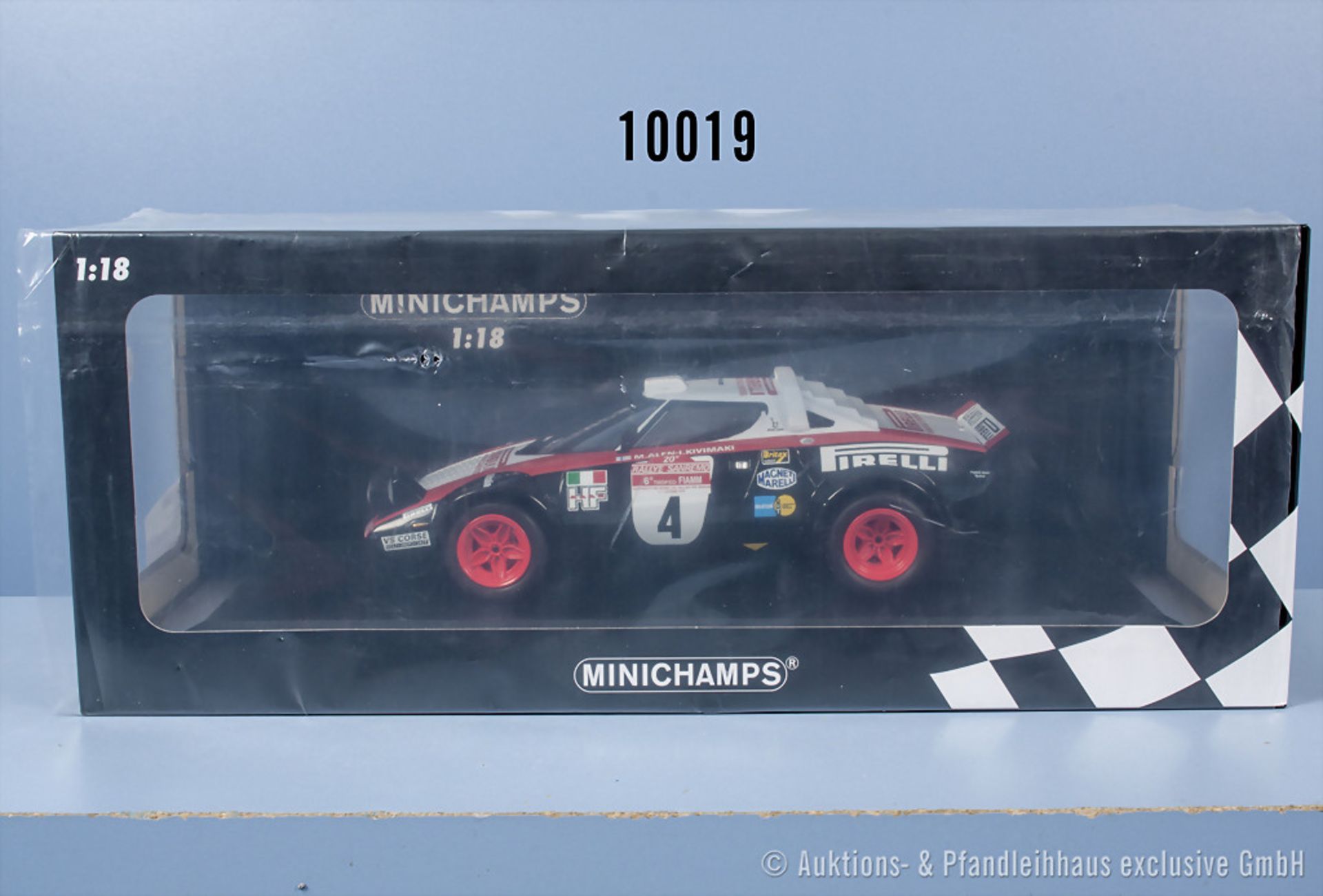 Minichamps Lancia Stratos, M 1:18, Metallausf., neuwertiger Zustand in OVP, limitierte ...