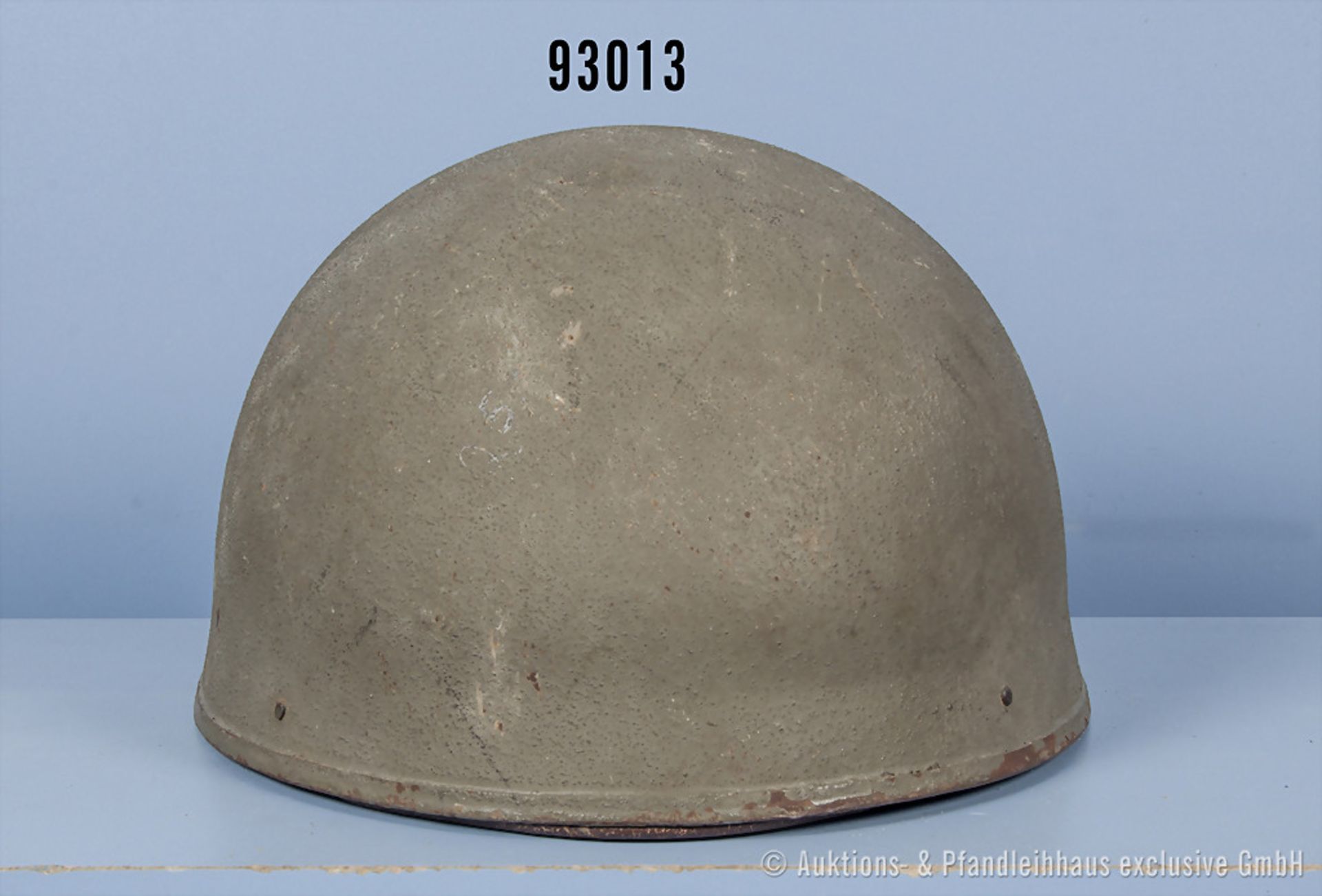 Großbritannien Stahlhelm für Kradmelder 2. WK, komplett mit Innenfutter, Hersteller im ...