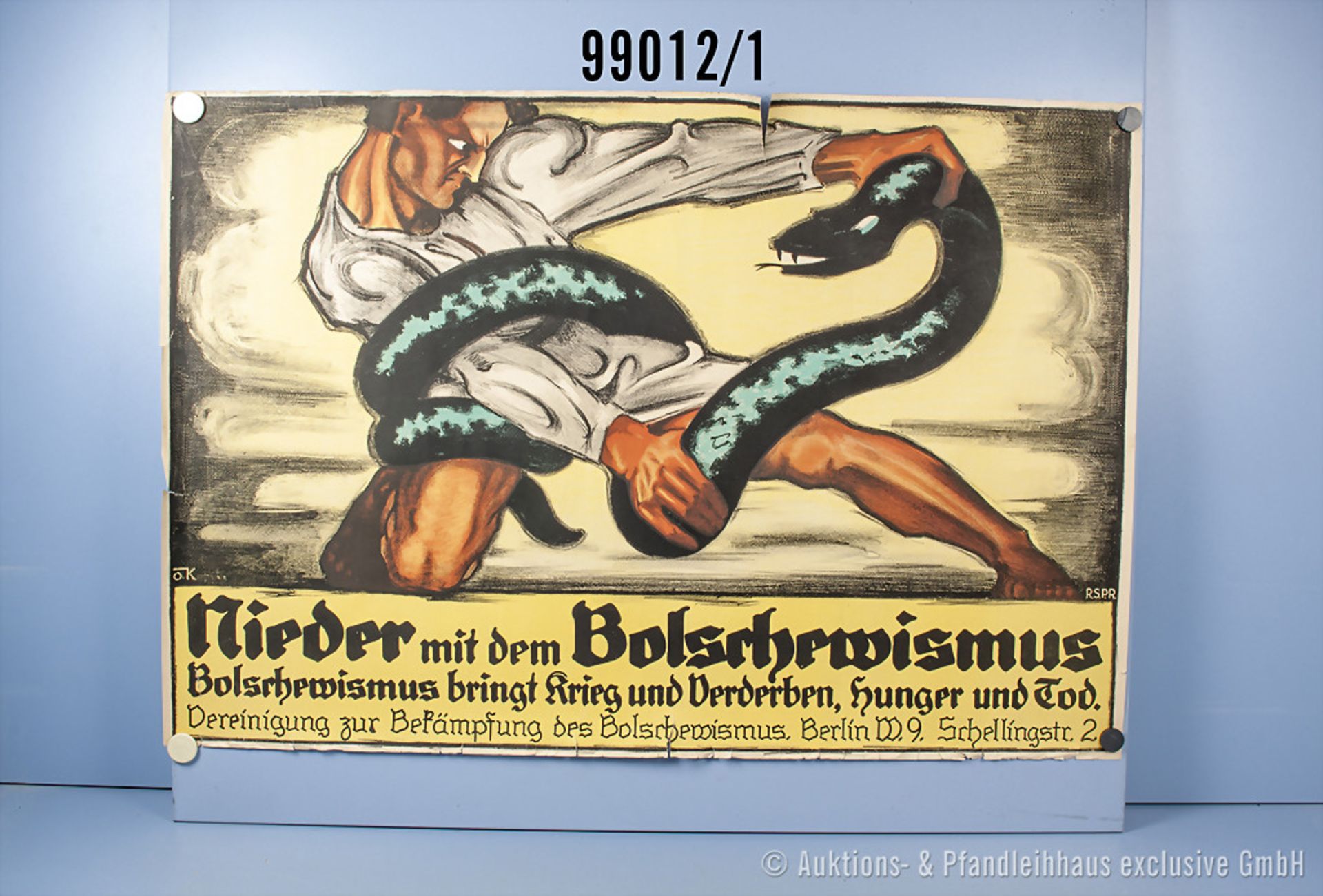 Konvolut versch. Plakate, überwiegend 1. WK, u.a. Annahmestelle der Ludendorff-Spende ...