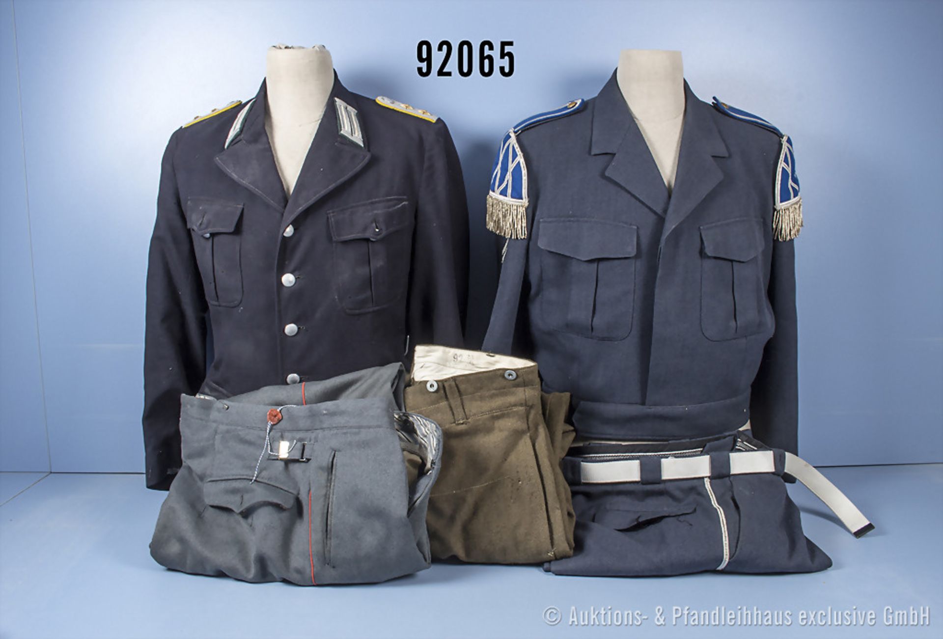 Konv. US-Uniform NK, feldgraue Stiefelhose vermutl. Schweden 2. WK, Fantasie-Uniformrock ...