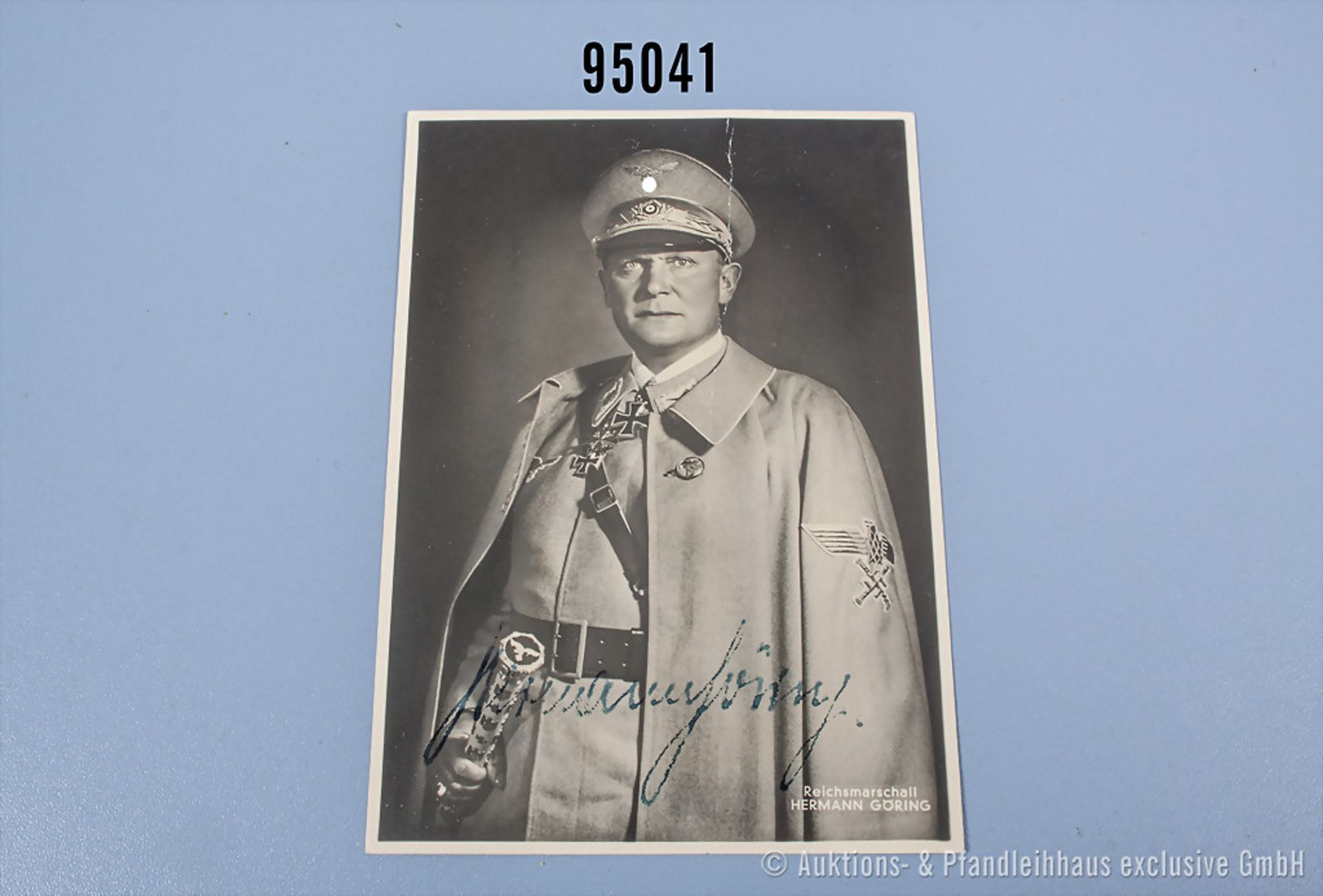 Ritterkreuzträger Postkarte mit OU Reichsmarschall Hermann Göring, Photo-Hoffmann-Verlag ...