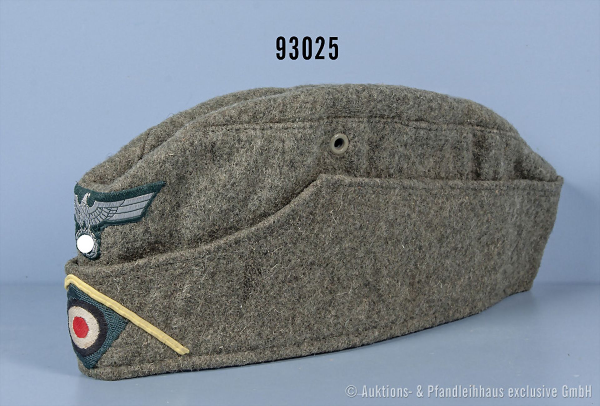 Schiffchen Wehrmacht Heer, für Mannschaften der Nachrichtentruppe, komplett mit ...