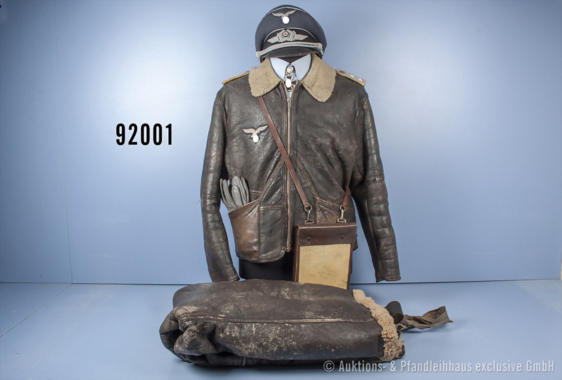 Uniform eines Piloten 2. WK im Range eines Hauptmanns, amerikanische Beuteuniform, ...