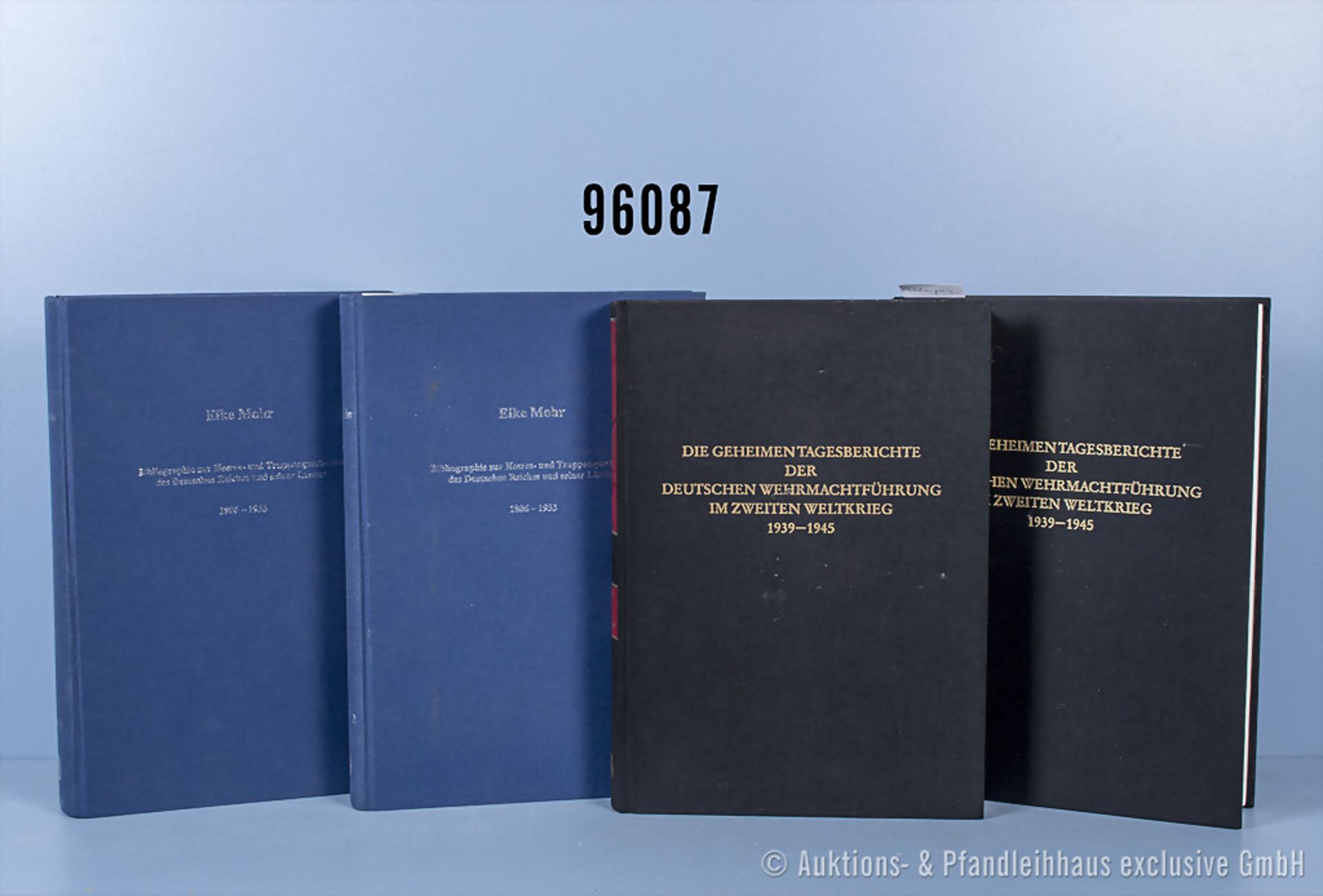 Konv. 4 Bücher "Geheime Tagesberichte der Deutschen Wehrmachtführung im 2. Weltkrieg ...