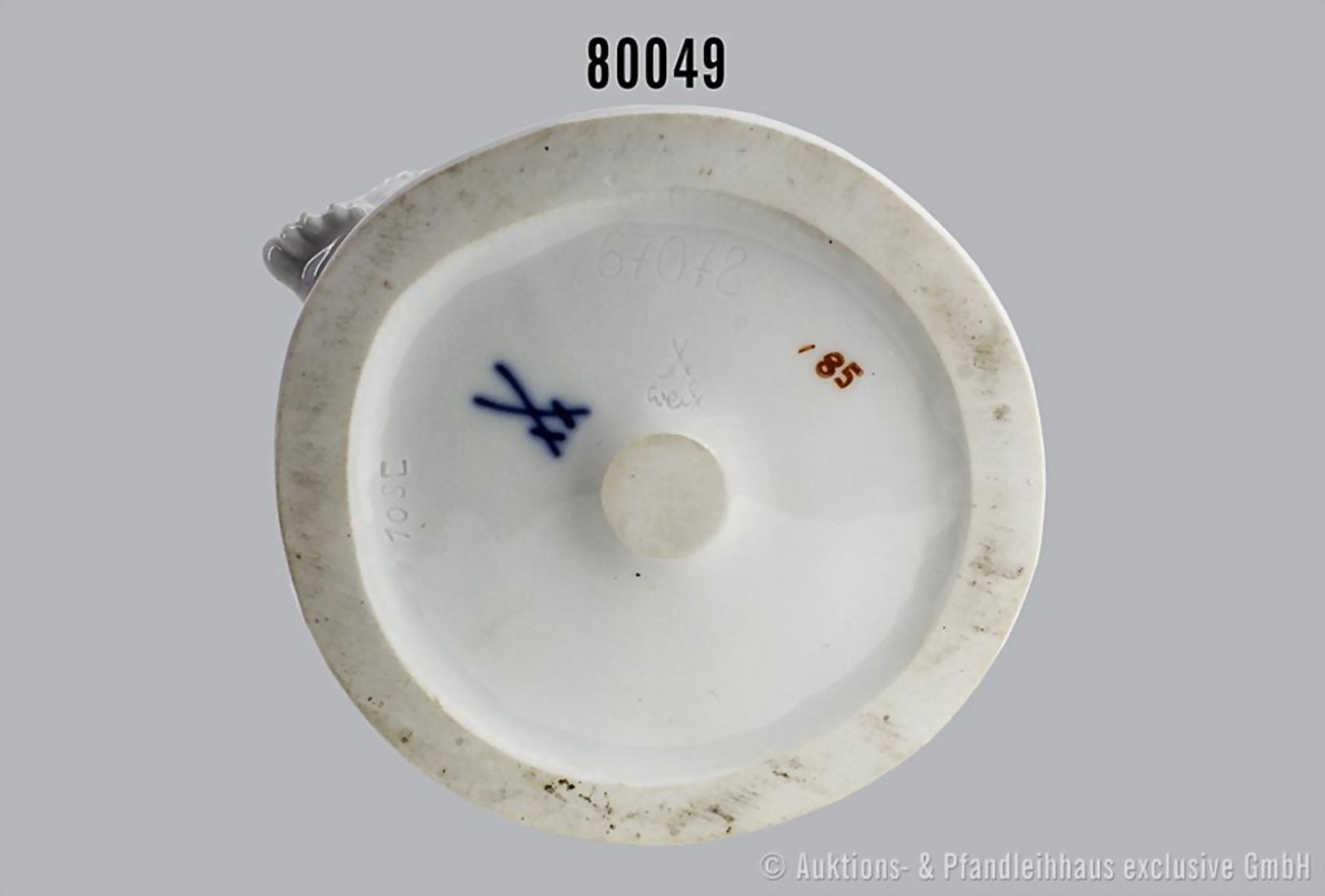 Porzellan, chinesische Marktfrau, Meissen, 1. Wahl, 108e/85/67078, ca. 1950er Jahre, ... - Bild 3 aus 3