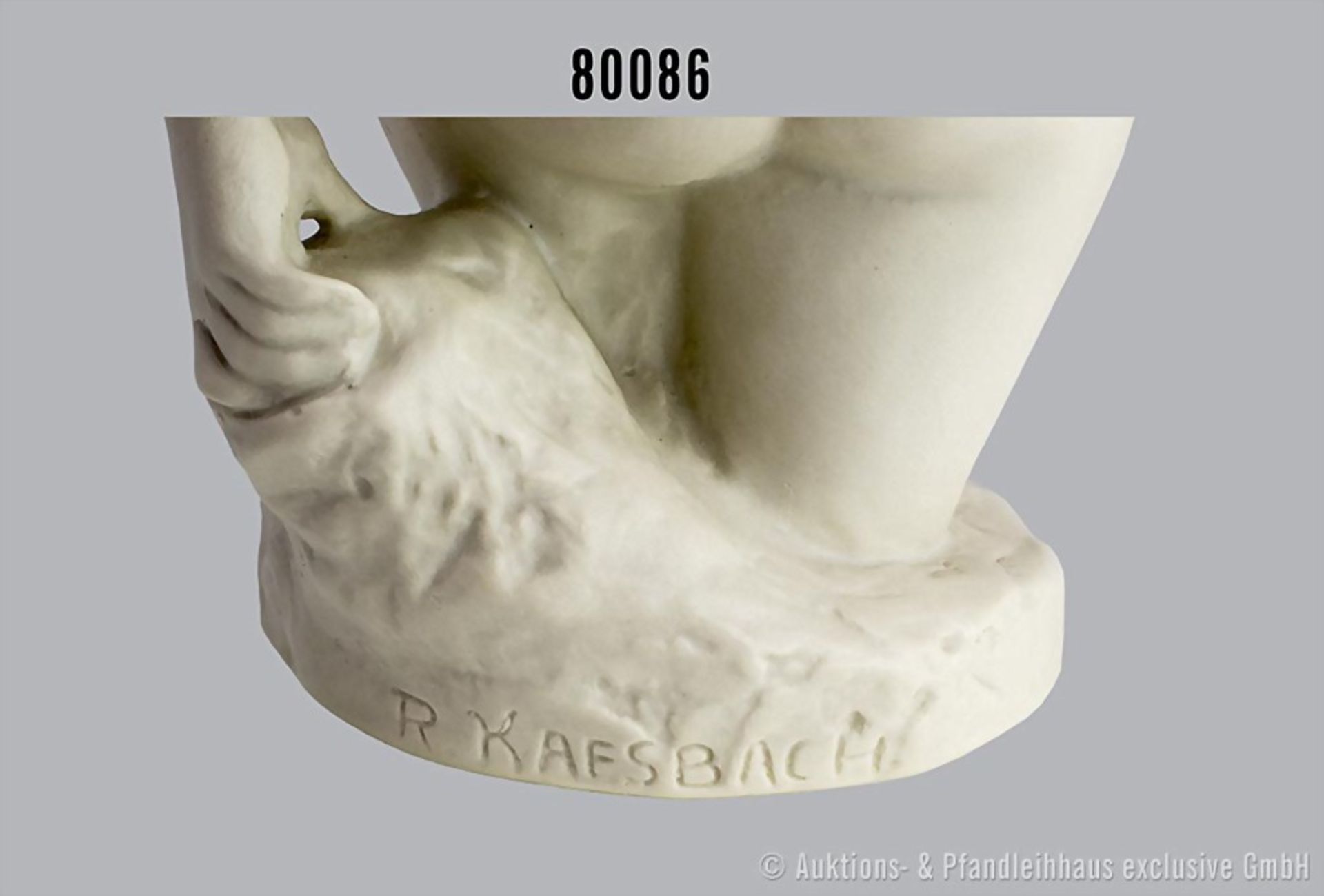 Porzellan Figur "Die Schauende", signiert Robert Kaesbach, Rosenthal, Nr. 1603, H 25 cm, ... - Bild 4 aus 4