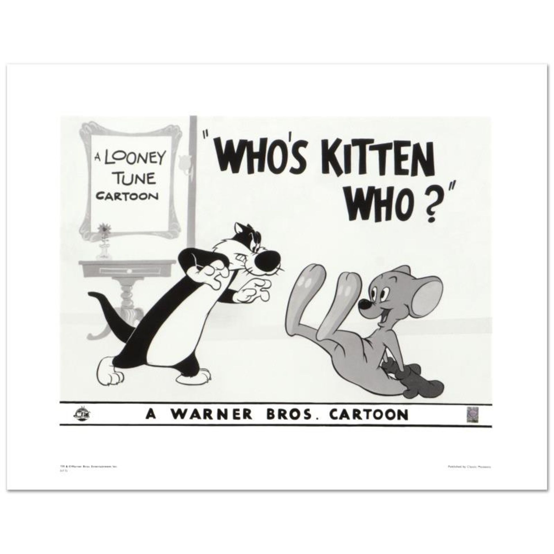 "Who's Kitten Who?" Limited Edition Giclee from Warner Bros., Numbered with Holo