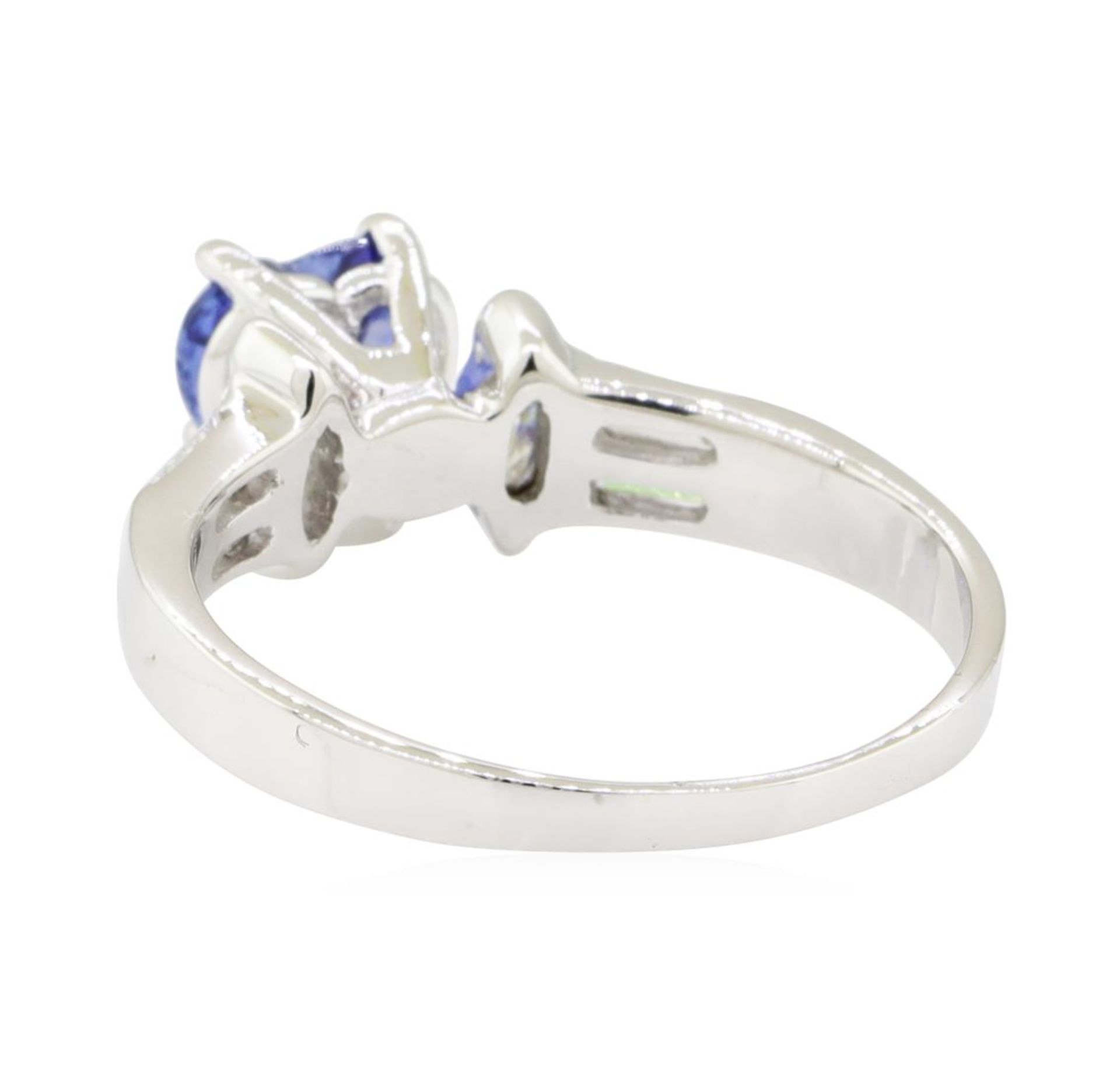 1.87 ctw Sapphire and Diamond Ring - 14KT White Gold - Image 3 of 5