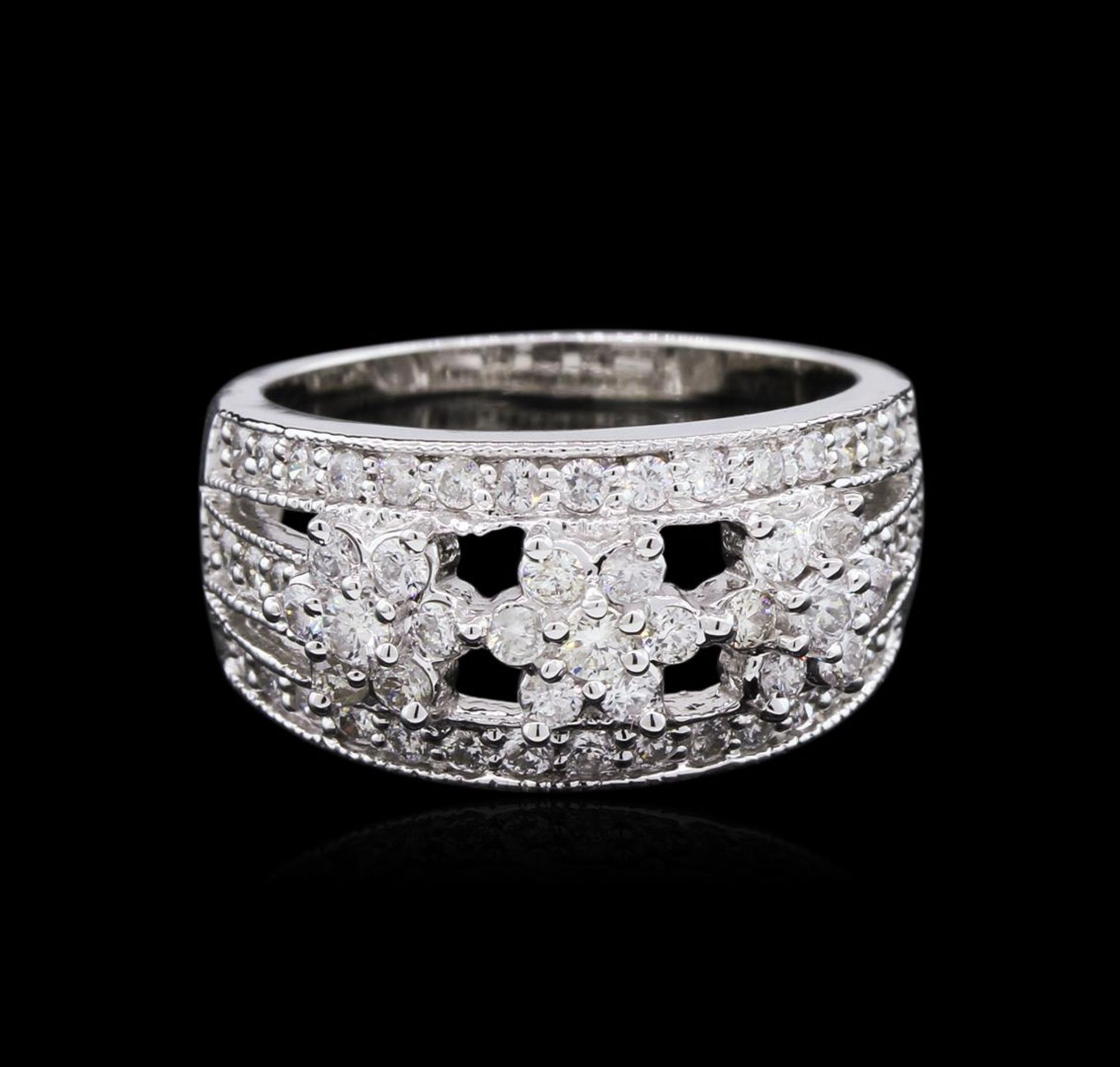 0.97 ctw Diamond Ring - 14KT White Gold - Image 2 of 2