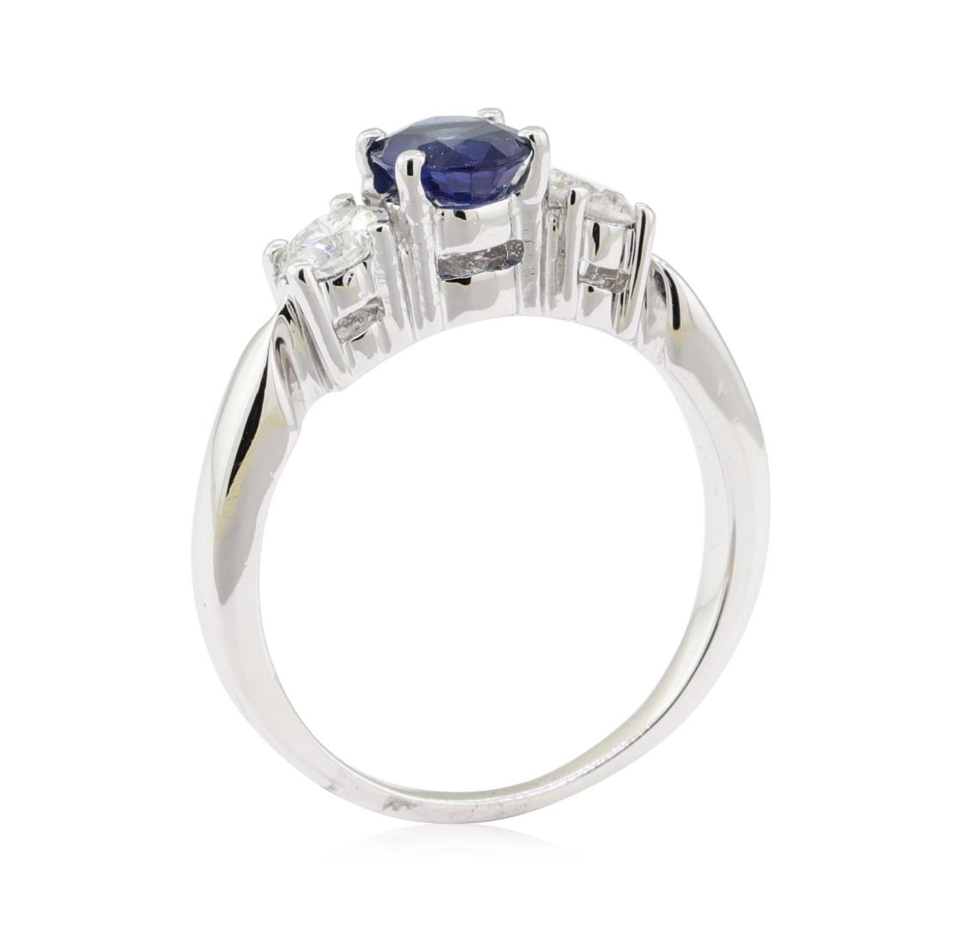 2.01 ctw Sapphire and Diamond Ring - Platinum - Image 4 of 5