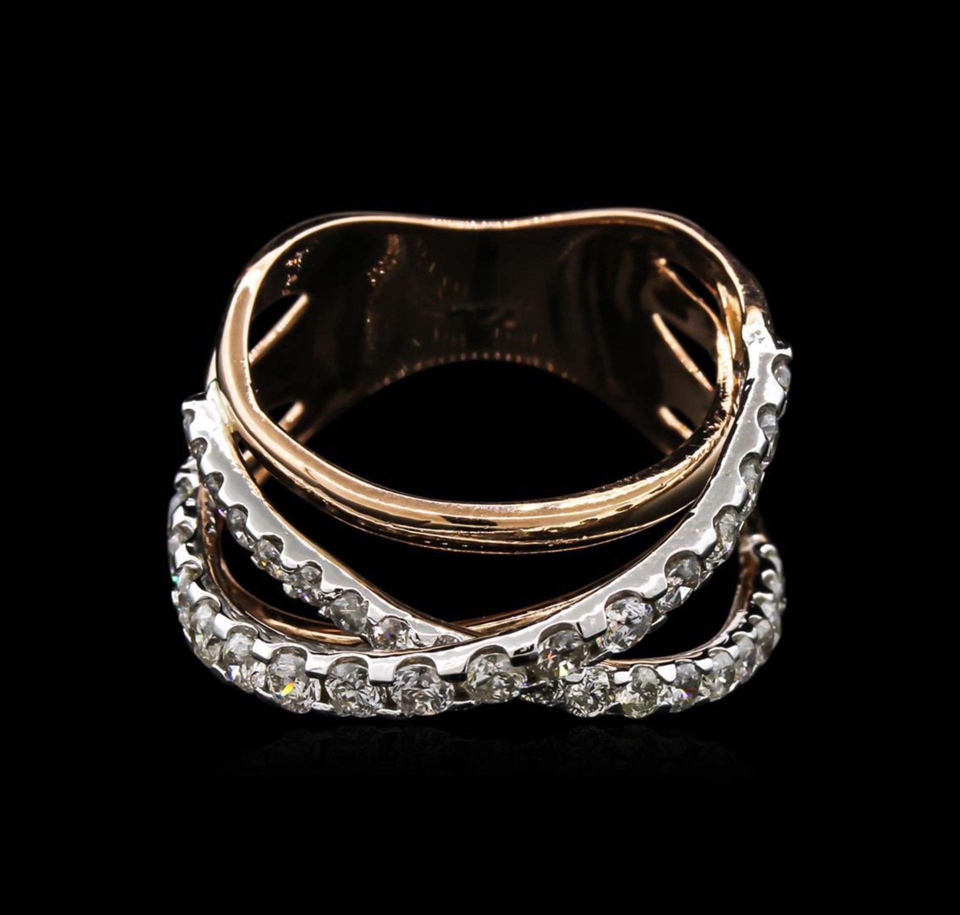 1.44 ctw Diamond Ring - 14KT Rose Gold - Image 2 of 3