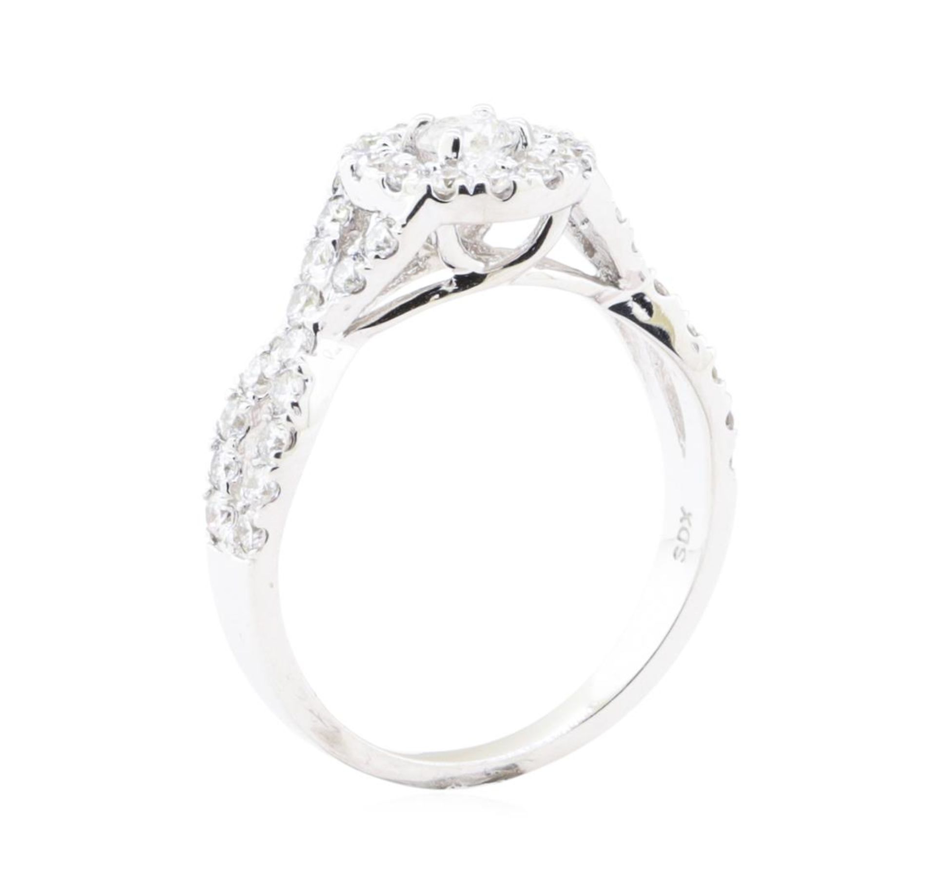 1.00 ctw Diamond Ring - 14KT White Gold - Image 4 of 5